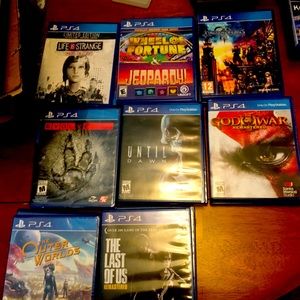 Am selling 17 PlayStation 4 games